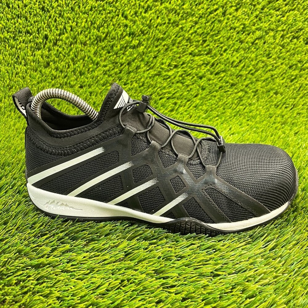 Avenger Hydro Womens‎ Size 7 Black Athletic Safety Composite Toe Work Shoes